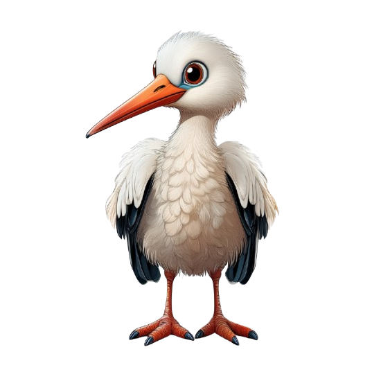 Baby- Body Set 3teilig Storch