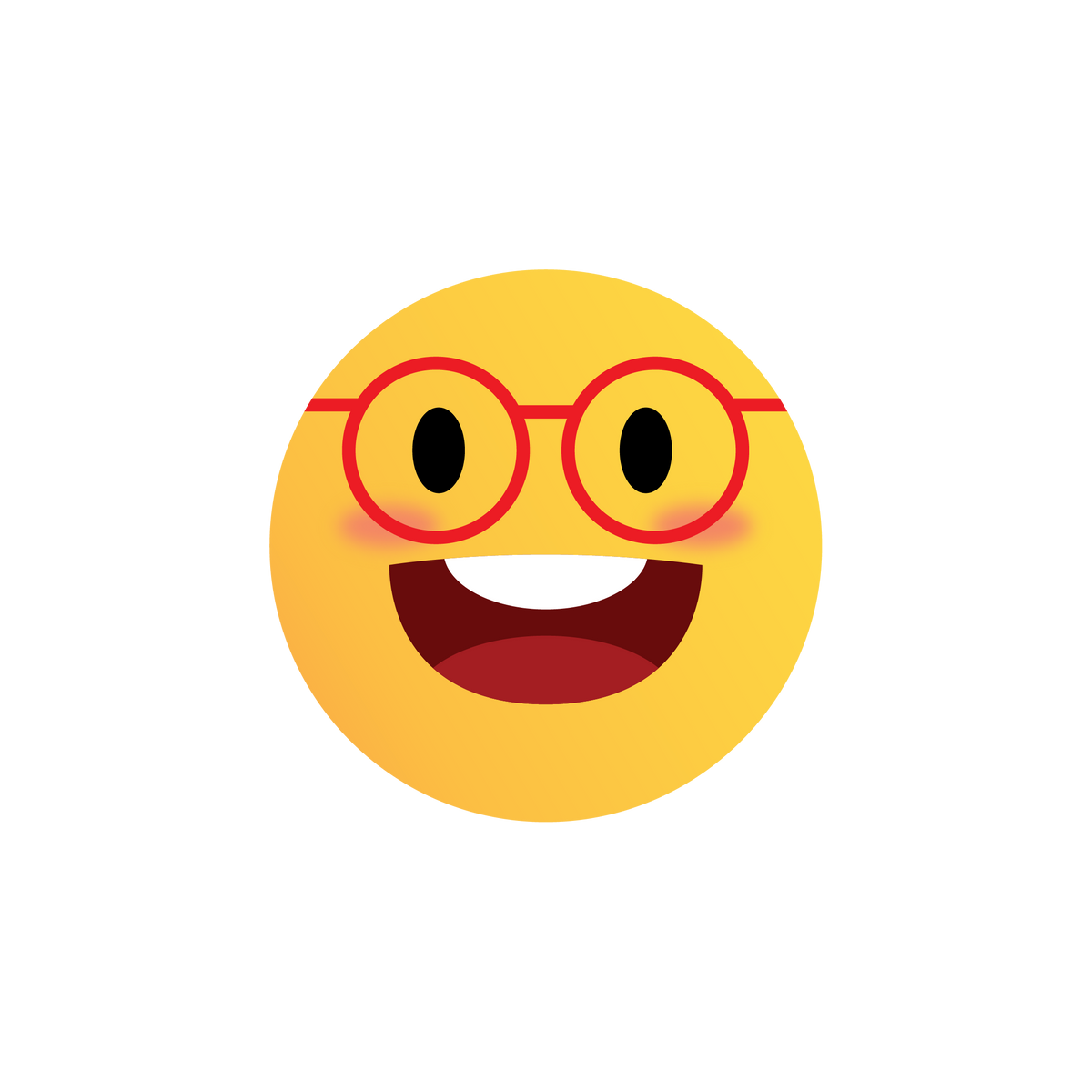 Dekokissen-Set Emoji Nerd