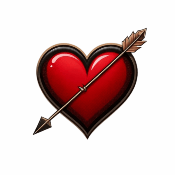 Dekokissen-Set Arrow Heart