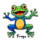 Dekokissen-Set Frogy