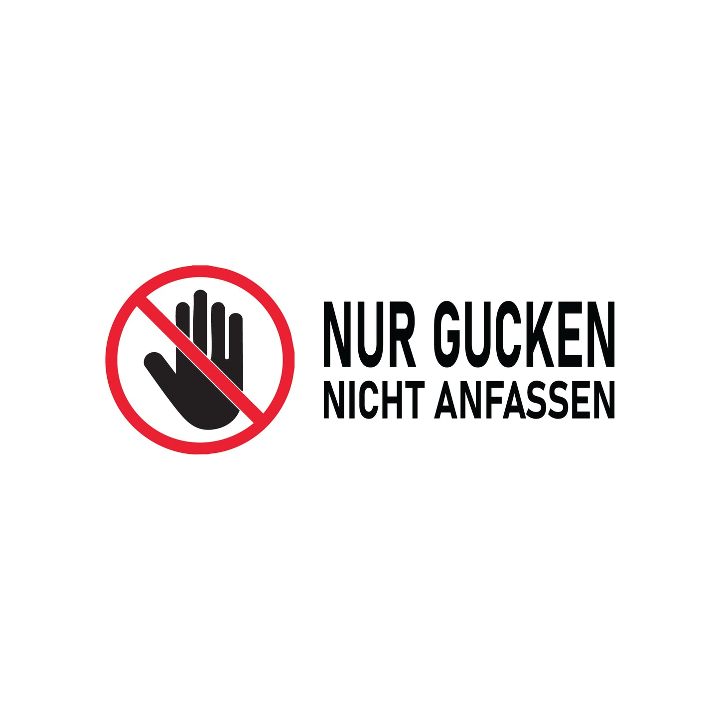 Turnbeutel NUR GUCKEN