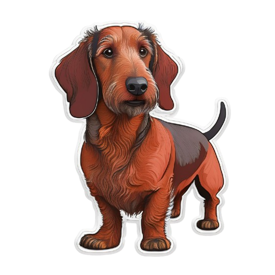 Kinder T-Shirt Rauhaardackel