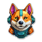 Kinder T-Shirt Shiba Army Robot