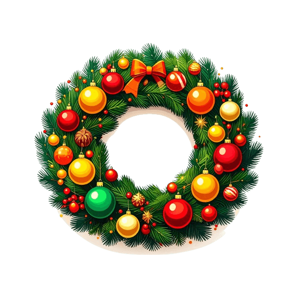 Kinder T-Shirt Weihhnachtskranz
