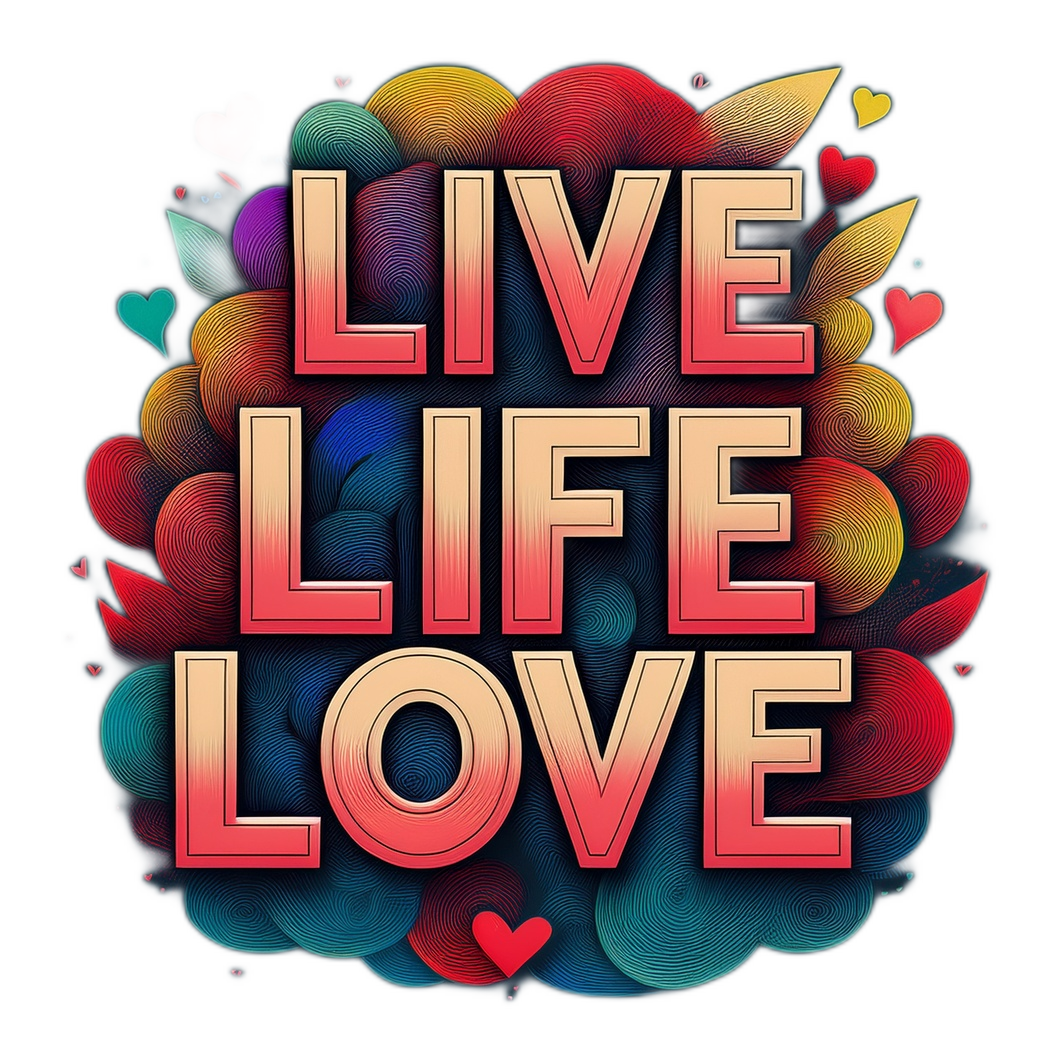Kinder T-Shirt Live Life Love