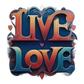 Kinder T-Shirt Live Love