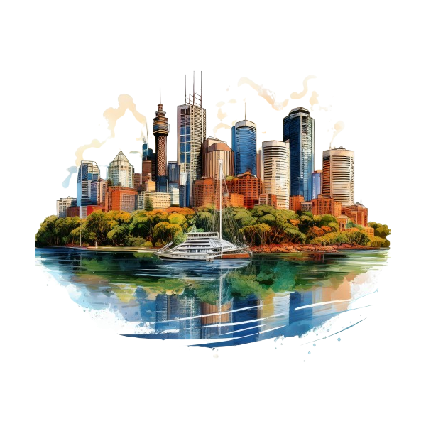 Kinder T-Shirt Moderne Skyline der Stadt 18