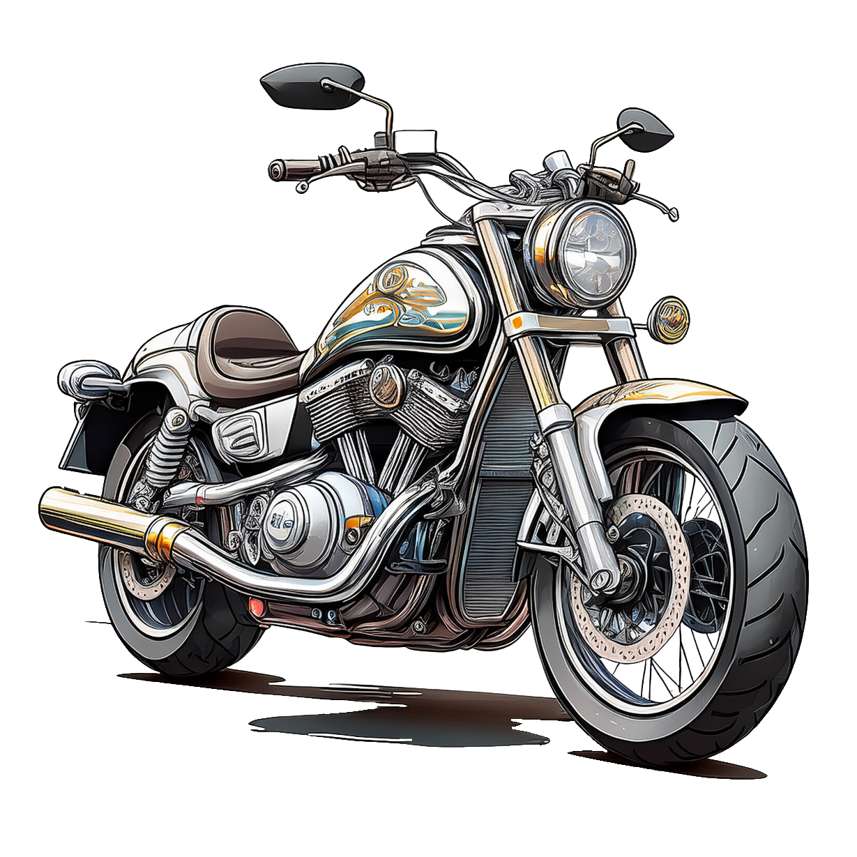 Turnbeutel Clipart Motorrad