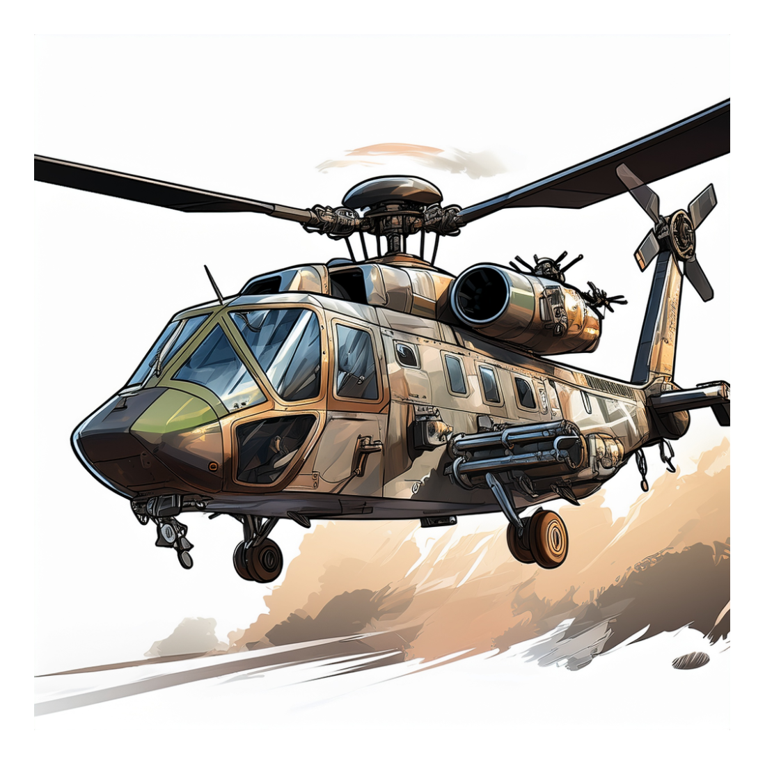 Schulrucksack-Set Hubschrauber 2