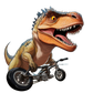 Schulrucksack-Set Dinosaurier 4