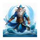 Kinder T-Shirt Wassermagier