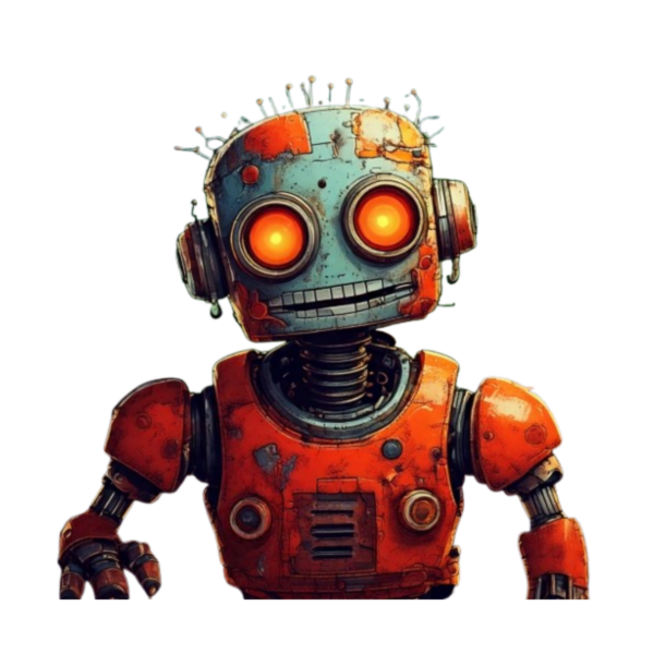 Kinder T-Shirt Watercolor Roboter