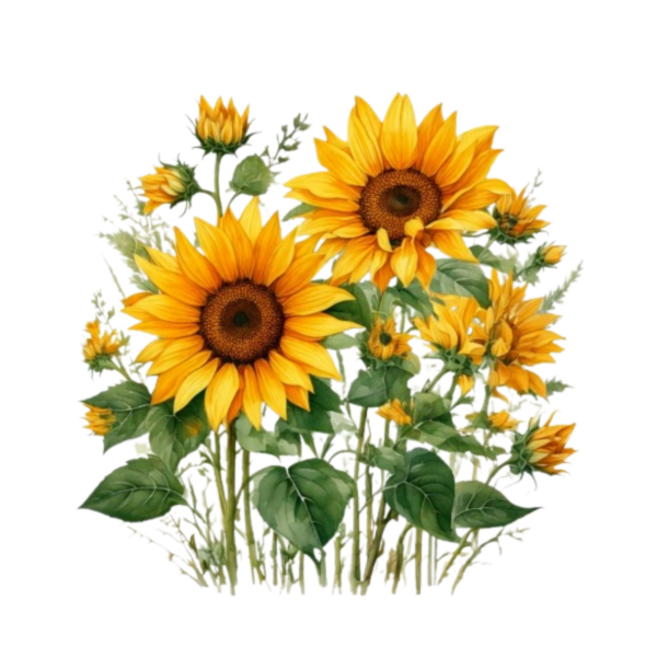 Turnbeutel Sonnenblumen