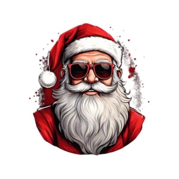 Kinder T-Shirt Santa mit Brille