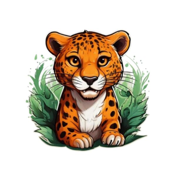 Kinder T-Shirt Comic-Jaguar