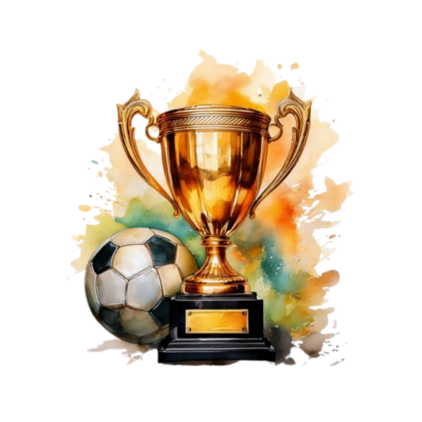 Kinder T-Shirt Fussball-Pokal