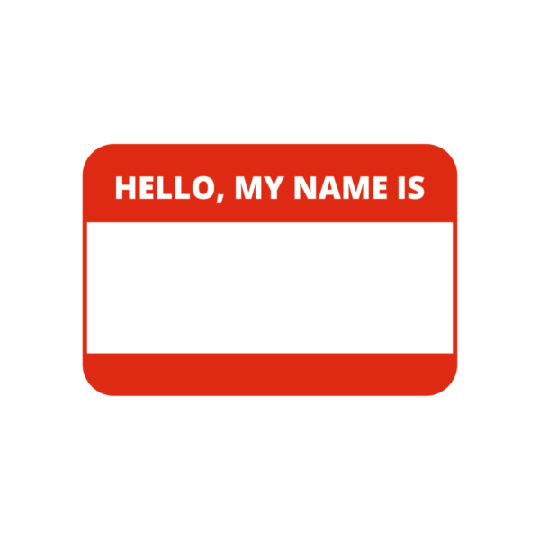 Kinder T-Shirt Hello, MY NAME IS...