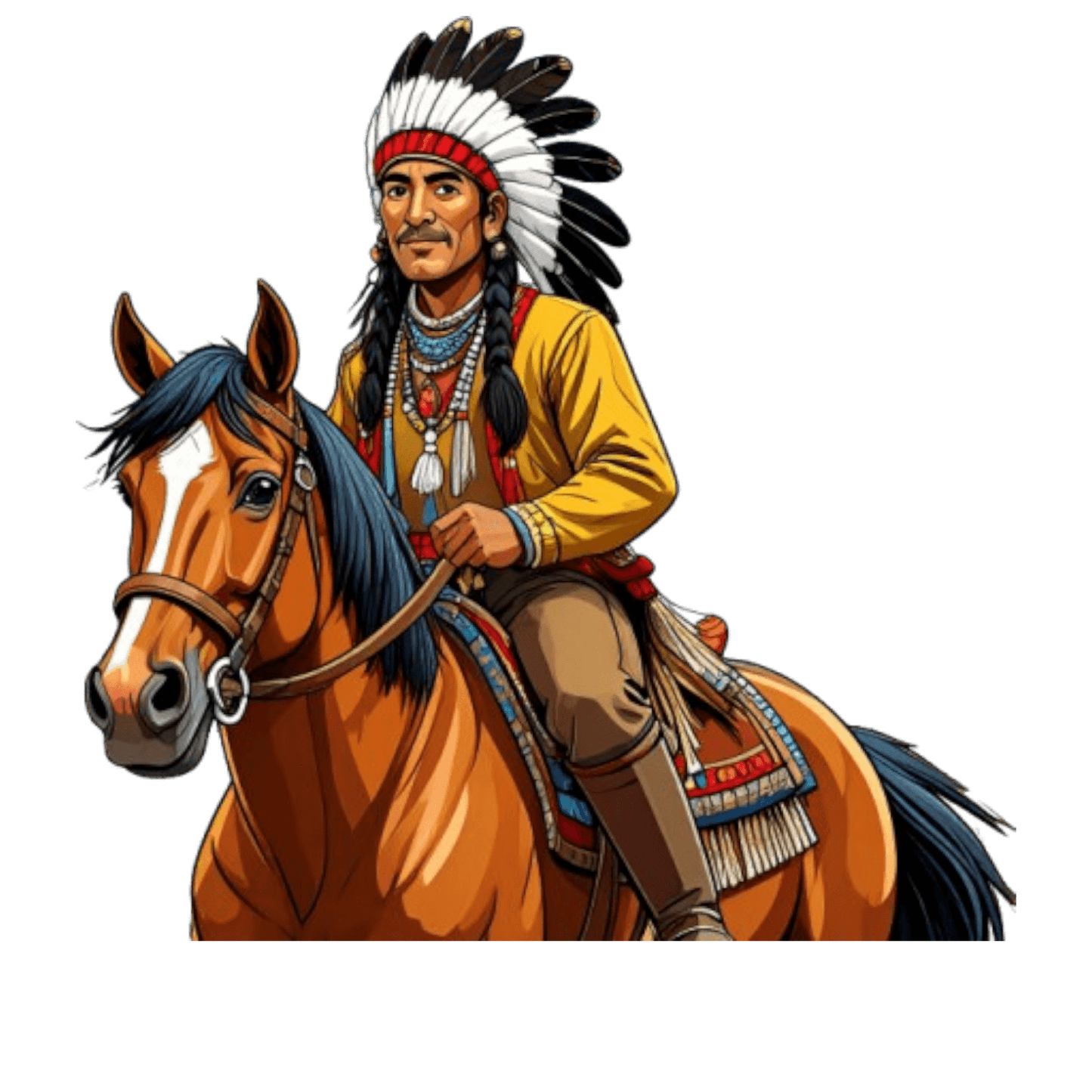 Baby- Body Set 3teilig Comic Indianer-Häuptling