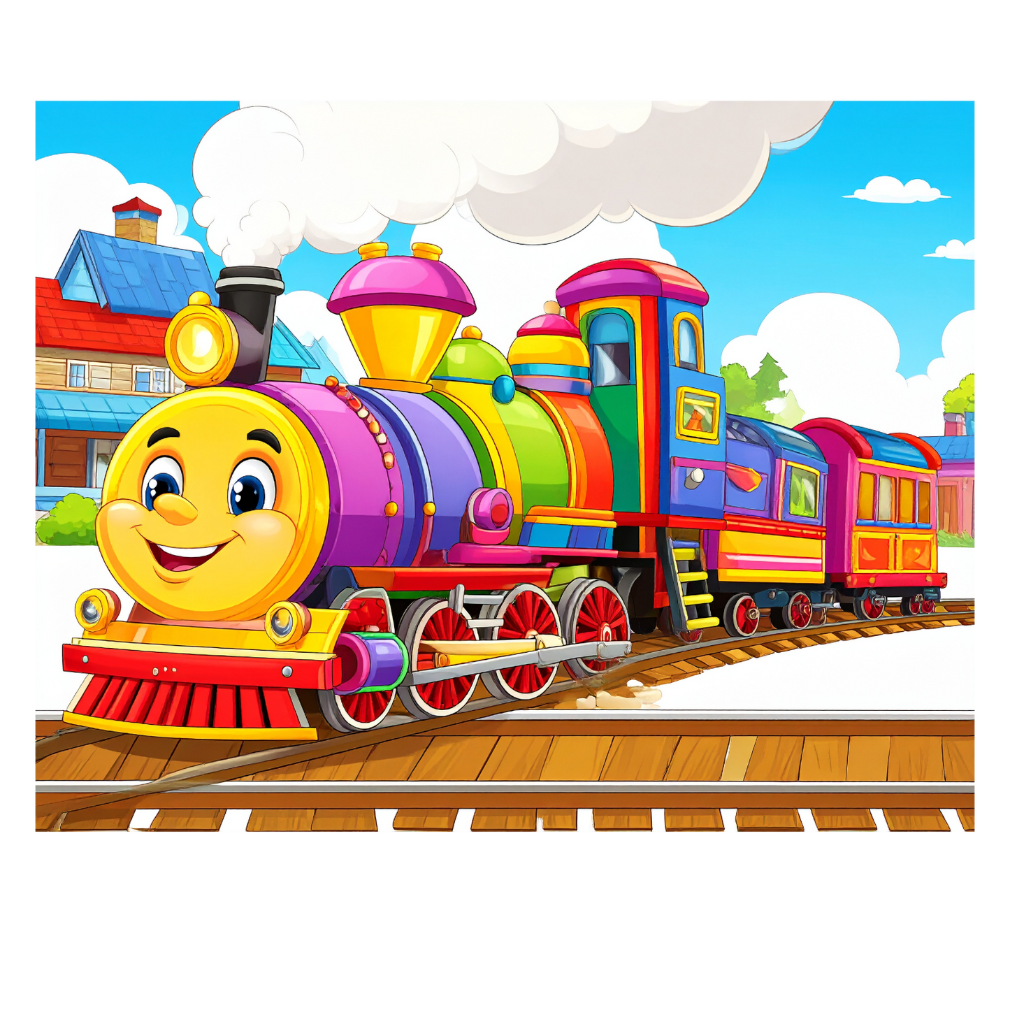 Baby- Body Set 3teilig Roger die Lokomotive