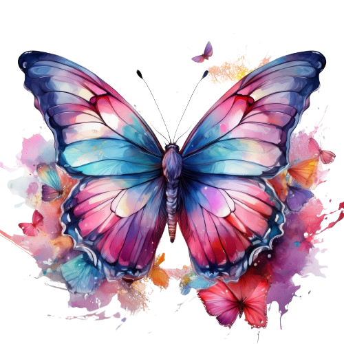 Kinder T-Shirt Schmetterling
