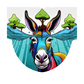 Dekokissen-Set Ey-Donkey
