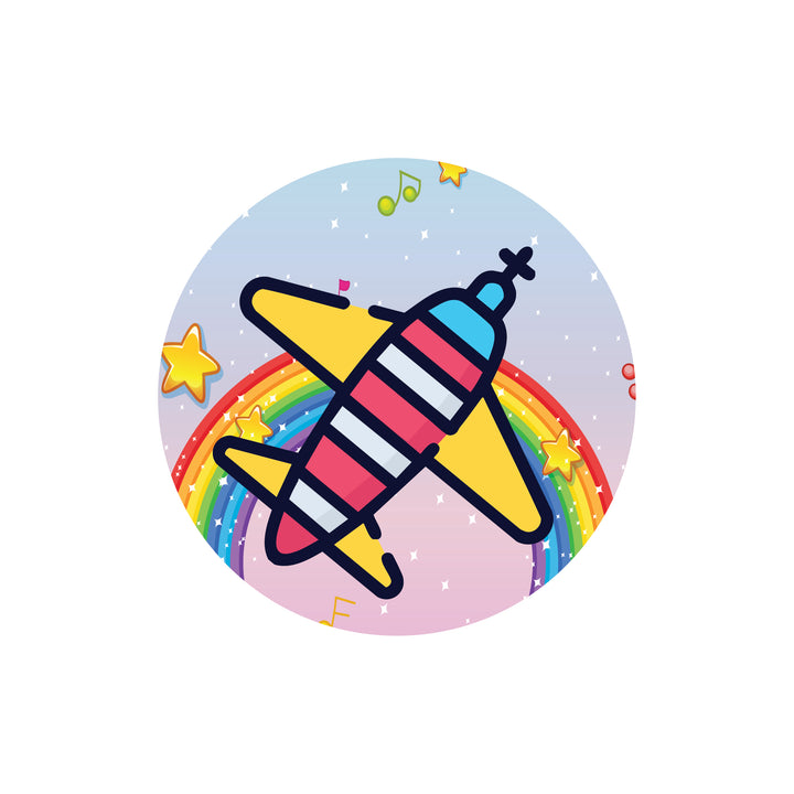Dekokissen-Set Rainbow Rakete