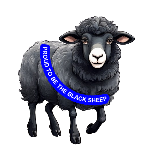 Dekokissen-Set Proud to be the Black Sheep