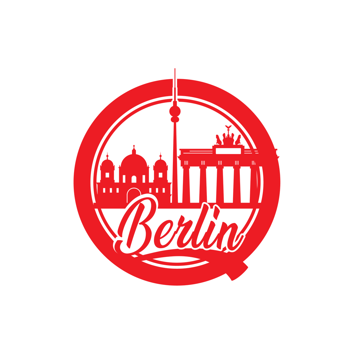 Dekokissen-Set Berlin Skyline