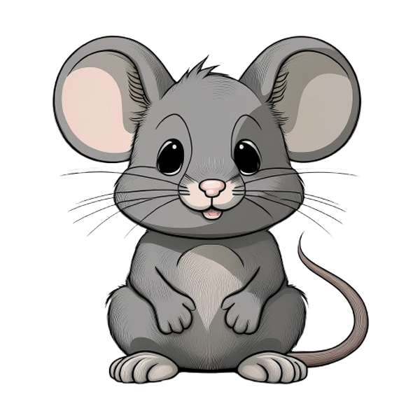 Kinder T-Shirt Süsse Maus