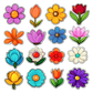 Dekokissen-Set Frühlingsblumen Set