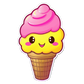 Kinder T-Shirt Cute Kawaii Glace