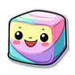 Kinder T-Shirt Cute Kawaii Marshmalow