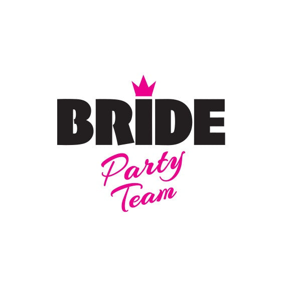 Dekokissen-Set Bride Party