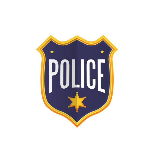 Kinder T-Shirt Police Patches