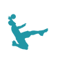 Kinder T-Shirt Fussballer Jump