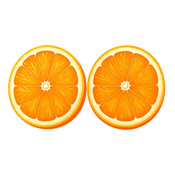 Kinder T-Shirt Realistische Orange