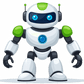 Kinder T-Shirt Comic Roboter
