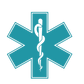 Kinder T-Shirt Paramedic Symbol in Weiss