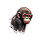 Kinder T-Shirt Affe