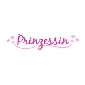Dekokissen-Set Prinzessin Schriftzug