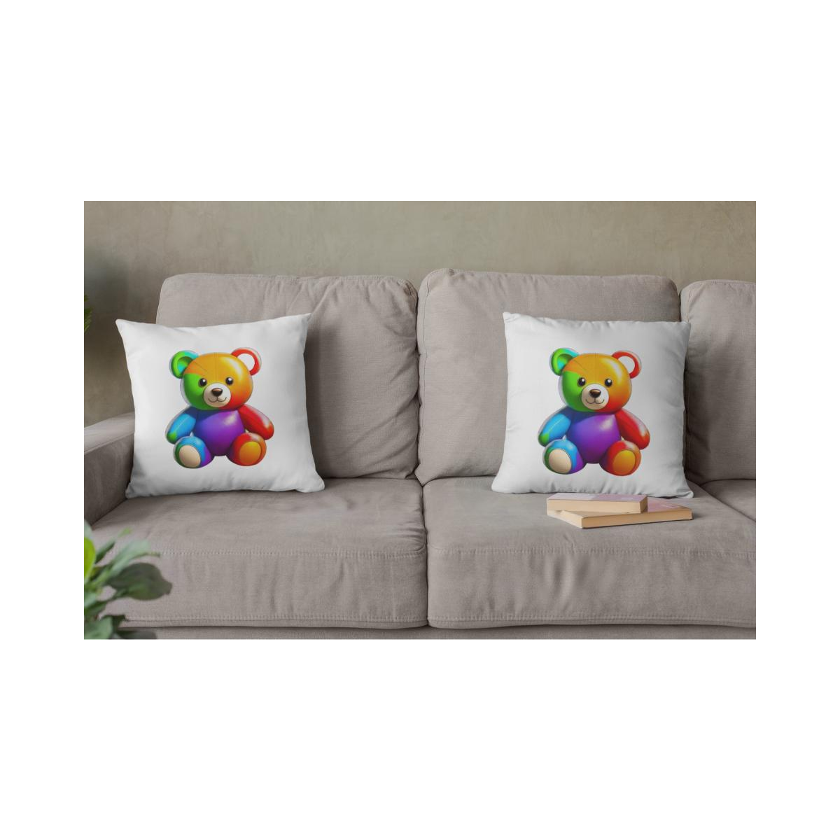 Dekokissen-Set Baby Spielzeug Teddybär