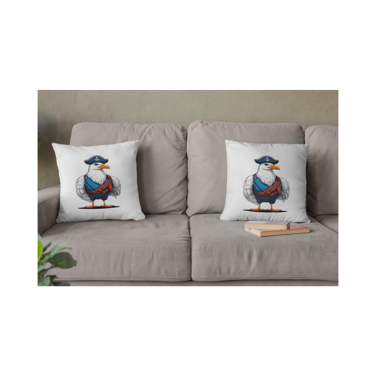 Dekokissen-Set Comic Pirat Seagull