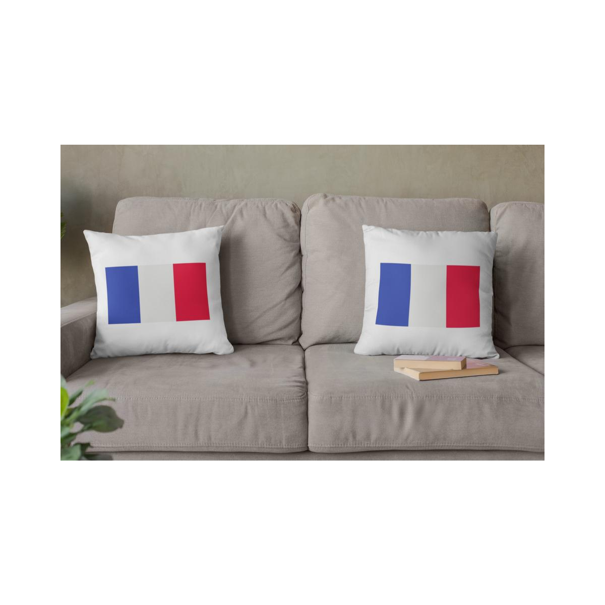 Dekokissen-Set Frankreich Flagge