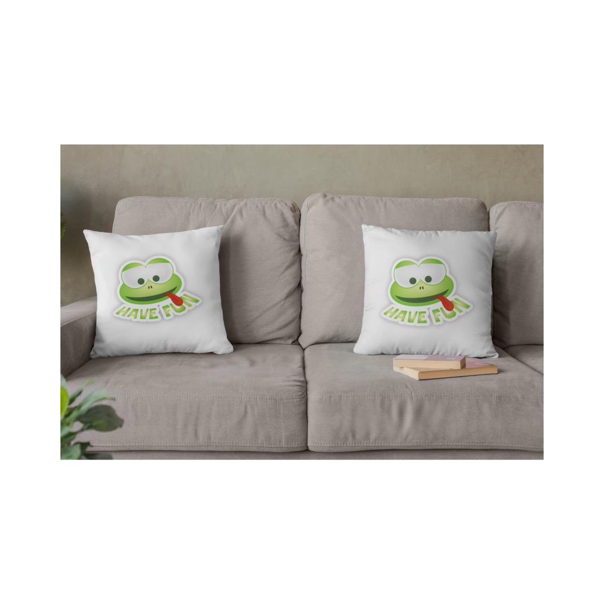 Dekokissen-Set Fredy The Frog Have Fun