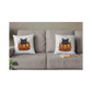 Dekokissen-Set Halloween Cute Pumpkin with Cat