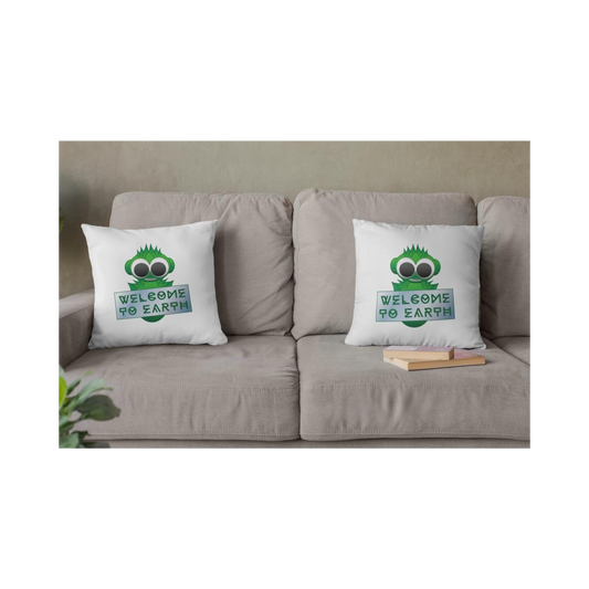 Dekokissen-Set Welcome to Earth Alien