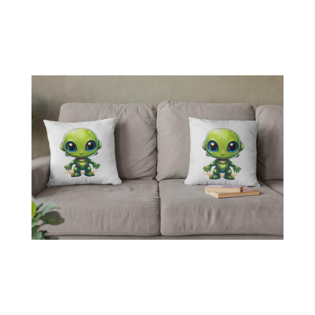 Dekokissen-Set Baby Alien