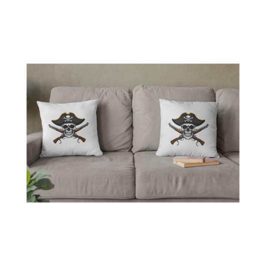 Dekokissen-Set Comic Piratenflagge Symbol