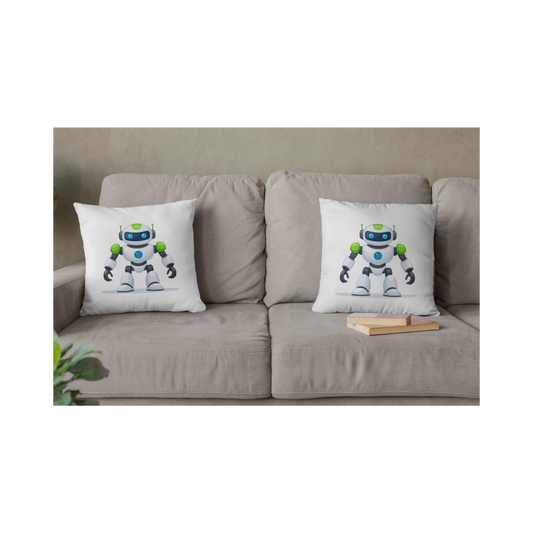 Dekokissen-Set Comic Roboter