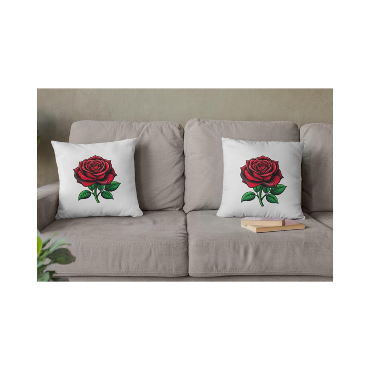 Dekokissen-Set Day of Dead Tattoo Rose